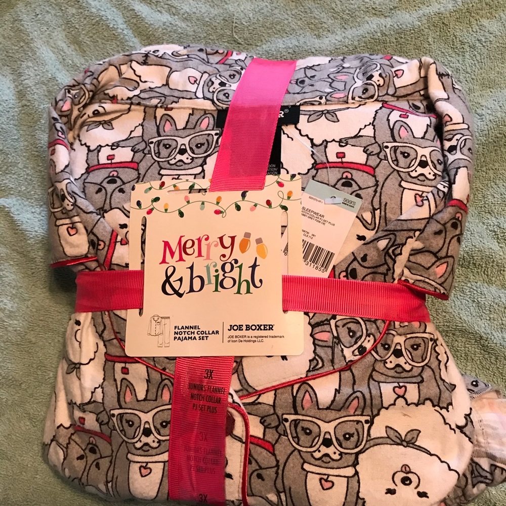 Joe boxer flannel pjs